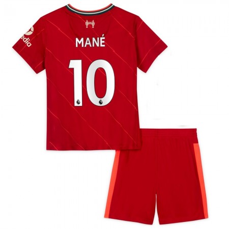 Billiga Fotbollströjor Liverpool Sadio Mane 10 Barn Hemma tröja 2021/22 Kortärmad 